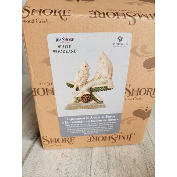 Jim shore NEW 6006585 togetherness is always in season cardinal Bird enesco figu - Picture 8 of 8